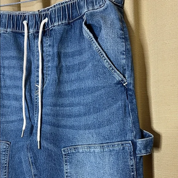 True Religion carpenter Vinny ultra baggy pull onmen’s pants Drawstring’s 34